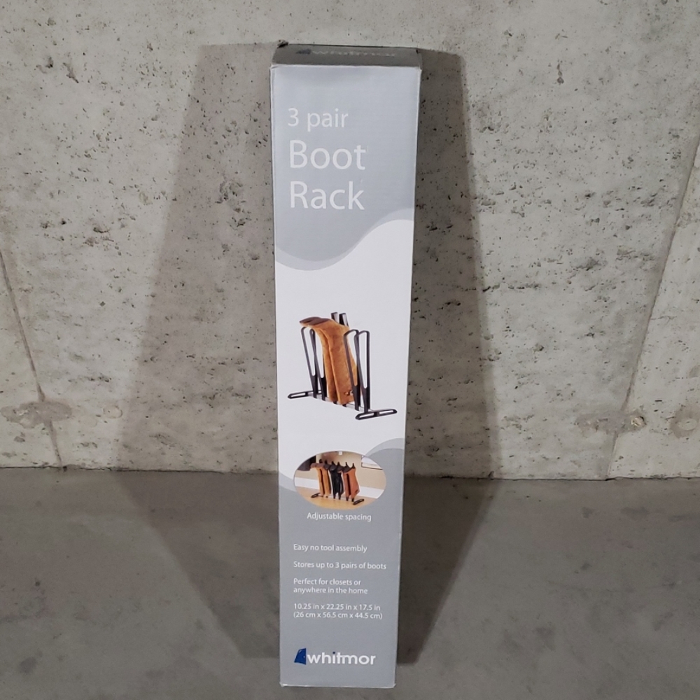 3 PAIR BOOT RACK